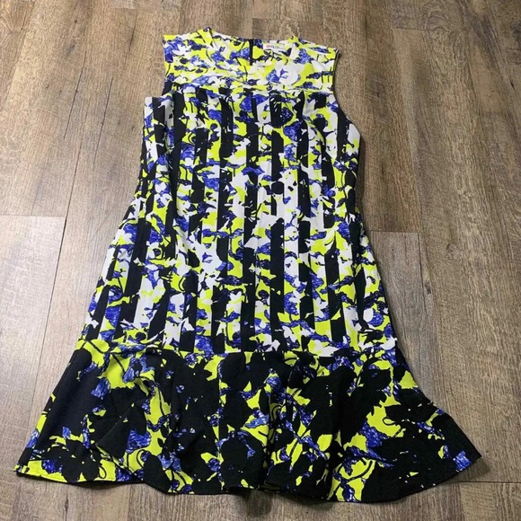 Target PETER PILOTTO for Floral Stripe VIBRANT Print Shift Dress - Picture 2 of 12